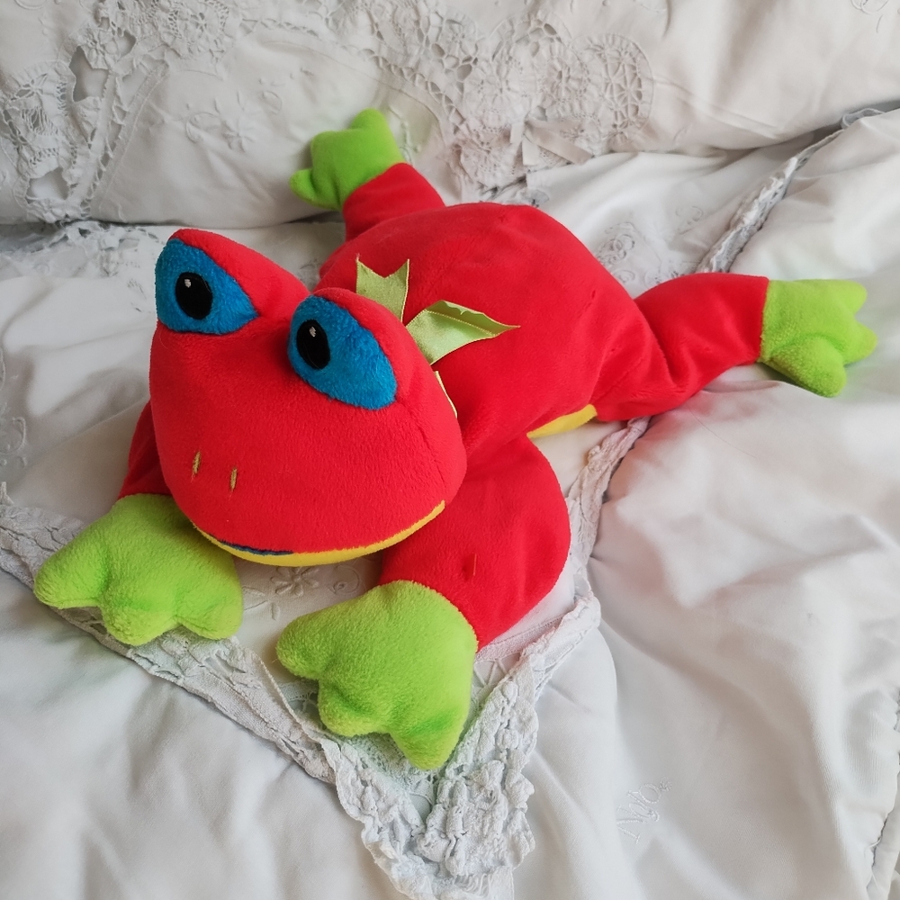🎀 3/ $20 Vintage TY Stuffed Frog EUC